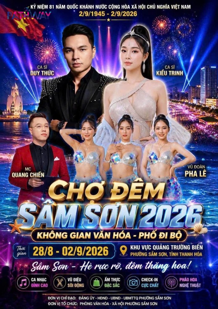 Review Chi Tiết Chuỗi Sự Kiện Sầm Sơn Dịp 2/9/2026: Lịch Bắn Pháo Hoa & Festival Diều tại Quảng trường biển sầm sơn .